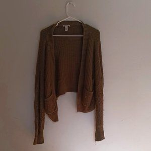 Full Tilt Olive Green Cardigan